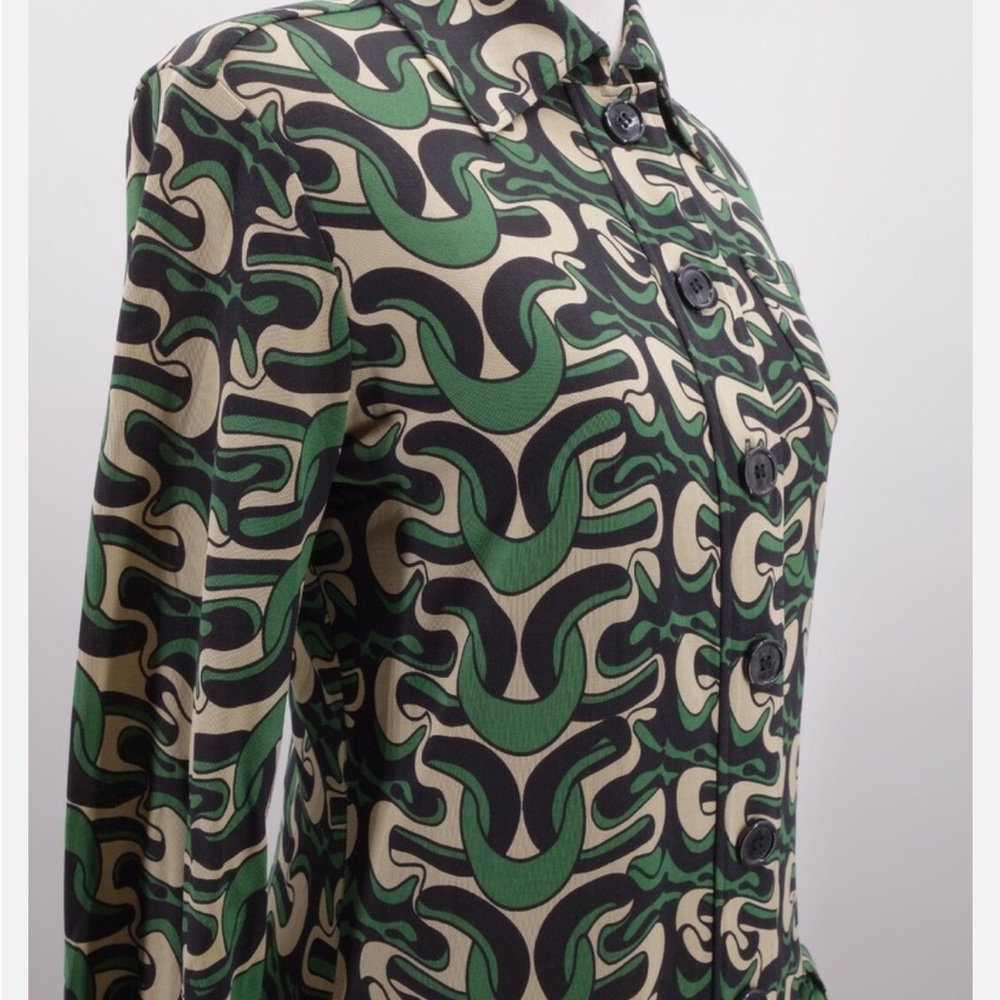 Diane von Furstenberg Silk Long Sleeve Dress, 2 - Picture 12 of 15